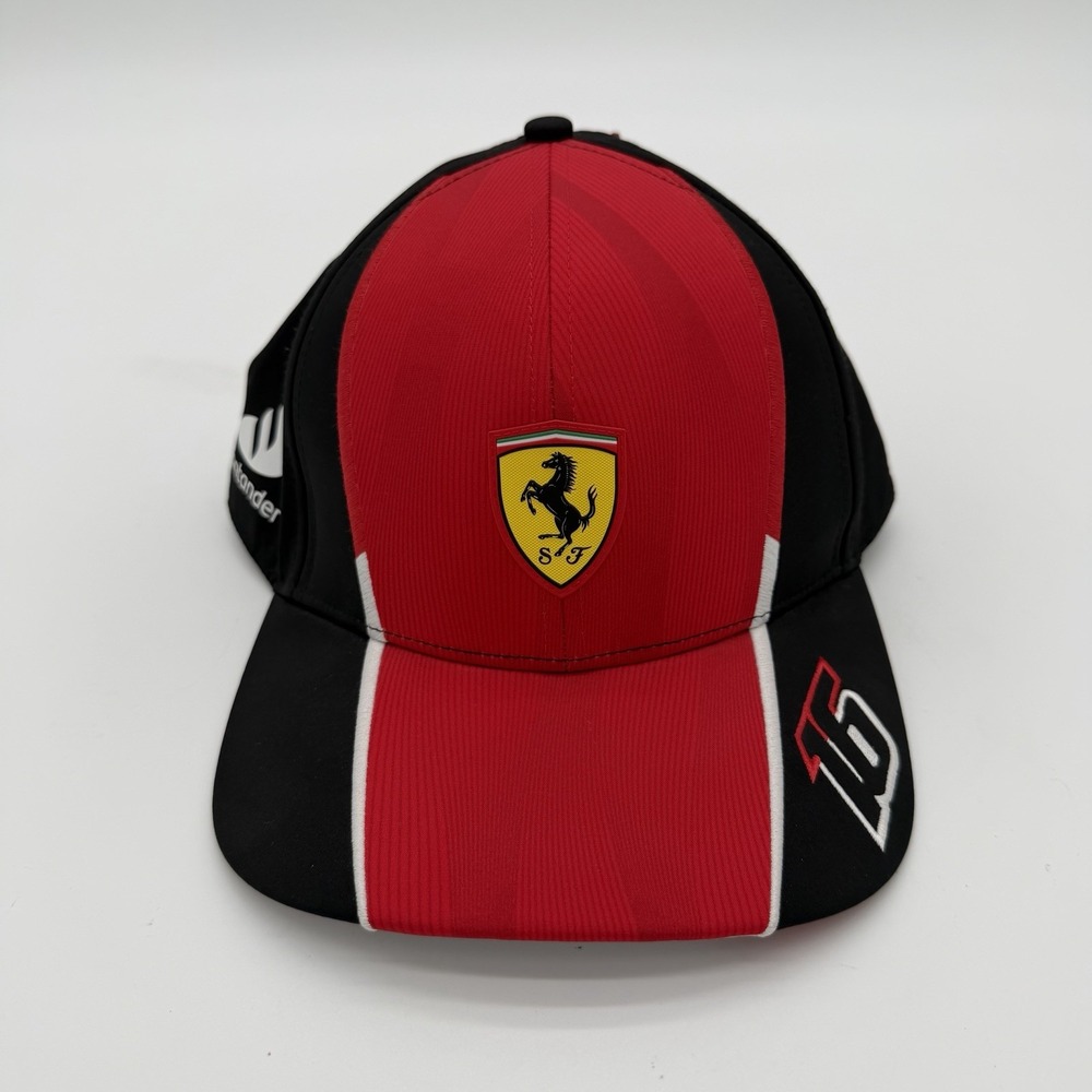 Scuderia Ferrari F1 Charles Leclerc #16 PUMA Santander Adjustable Snapback Hat